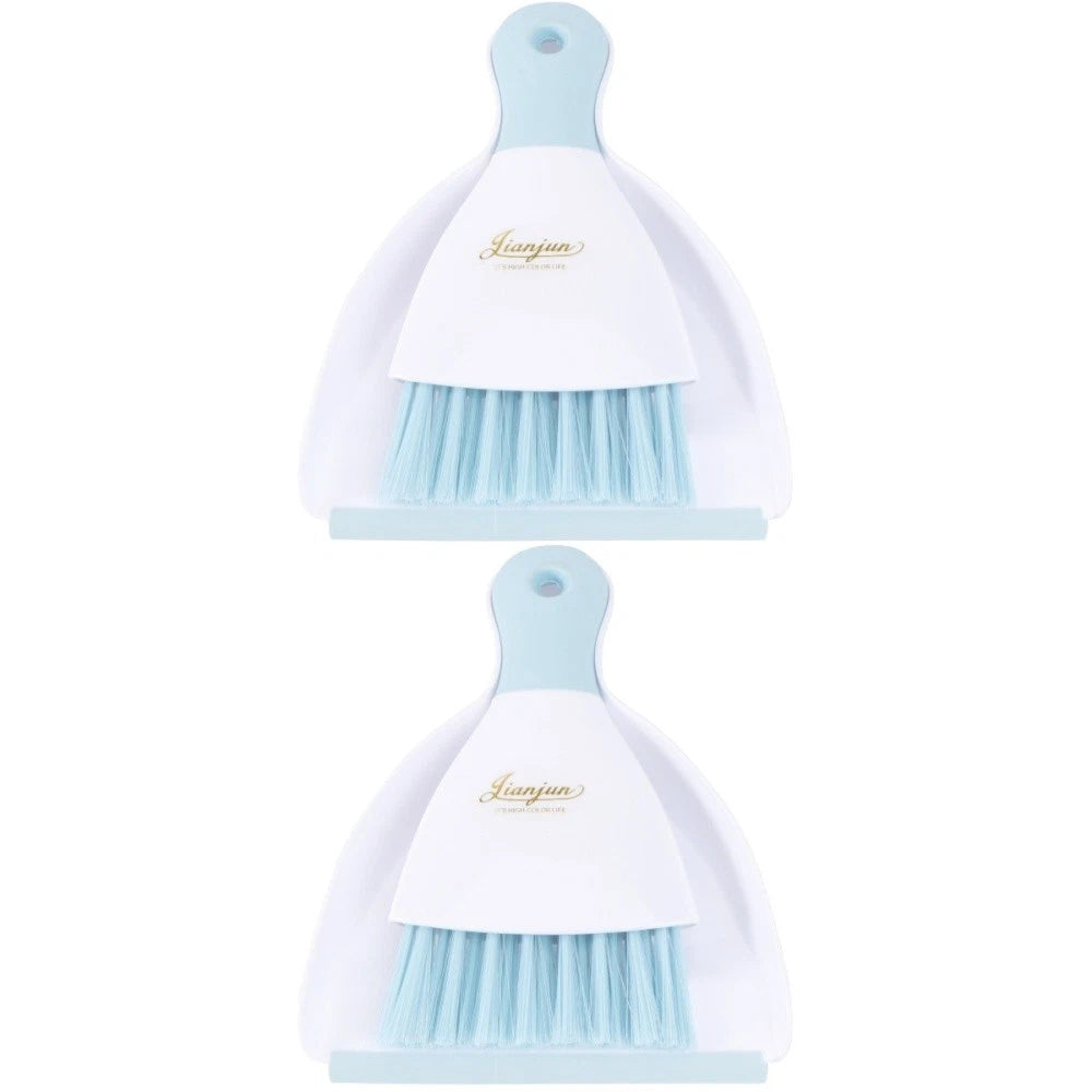 2 Pack Convenient Small Dustpan Set Cleaning Broom Household Supplies