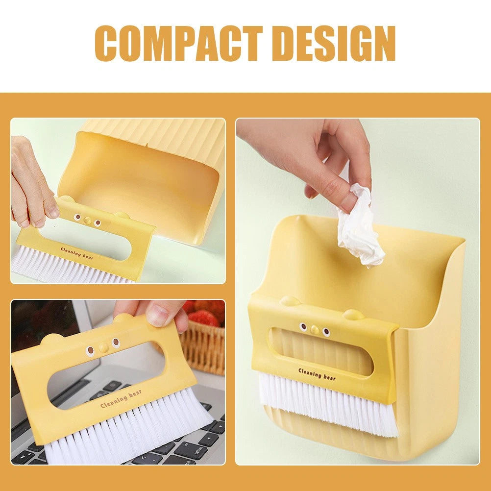 Cleaning Broom Set Mini Desk Brush sweeper Desktop Dustpan with