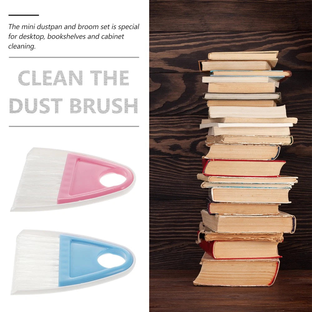 2 Sets Cleaning and Sweeping Dad Bridegroom Small Broom Dust Pan