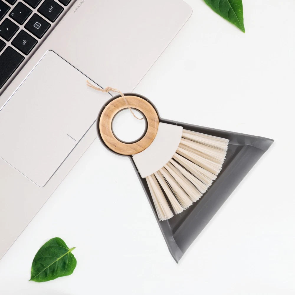 Desktop Cleaning Brush Dust Pan Brushes Set Dustpan Mini Broom and