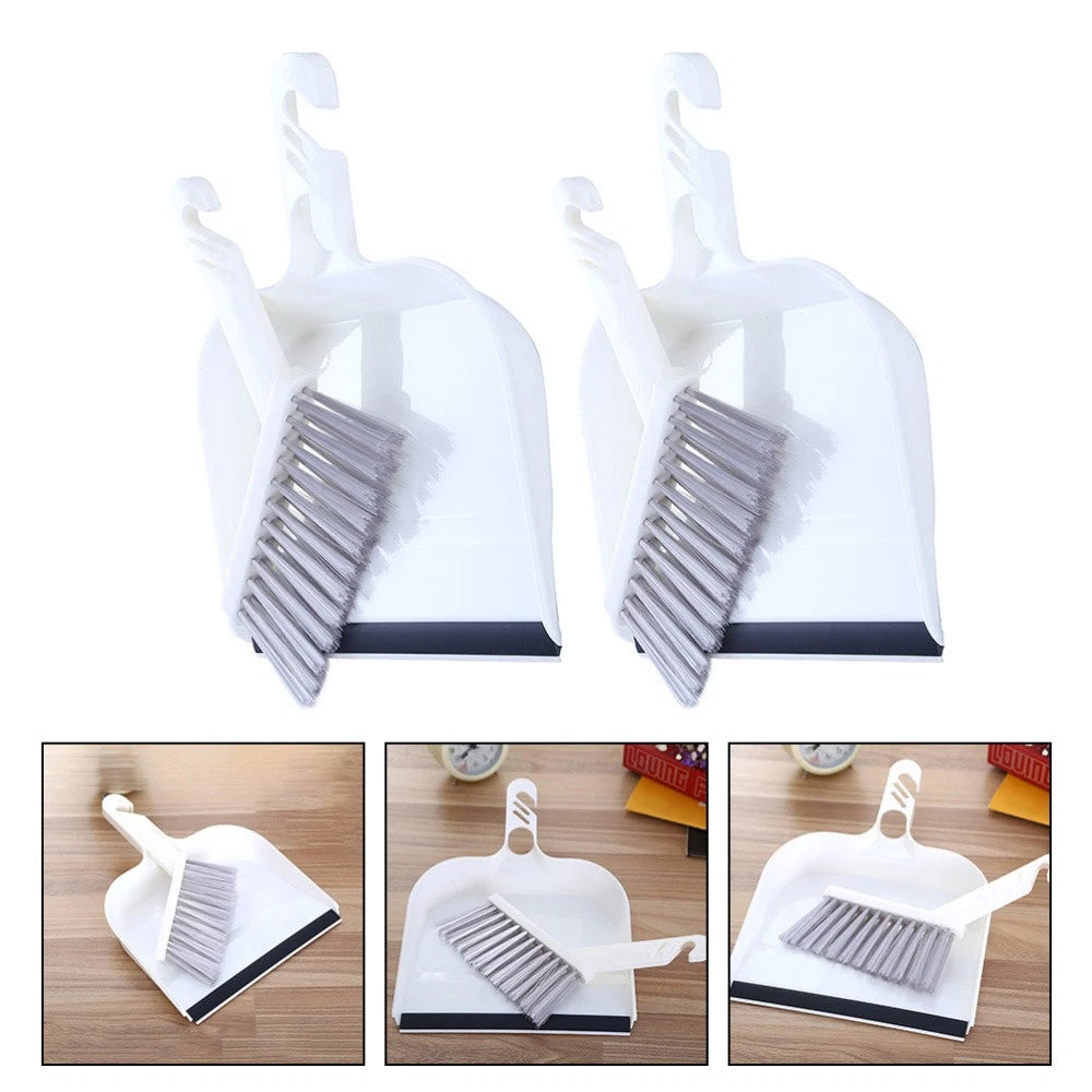 2 Sets Kitchen Cleaning Mini Dustpan and Brush Broom Child Tools