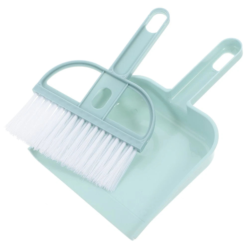Mini Broom Dustpan Set Desktop Cleaning Brush Tools for Housekeeping