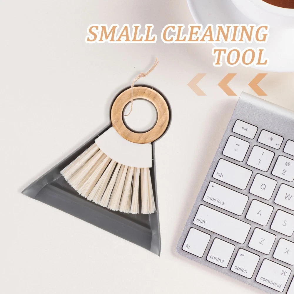 Desktop Cleaning Brush Dust Pan Brushes Set Dustpan Mini Broom and
