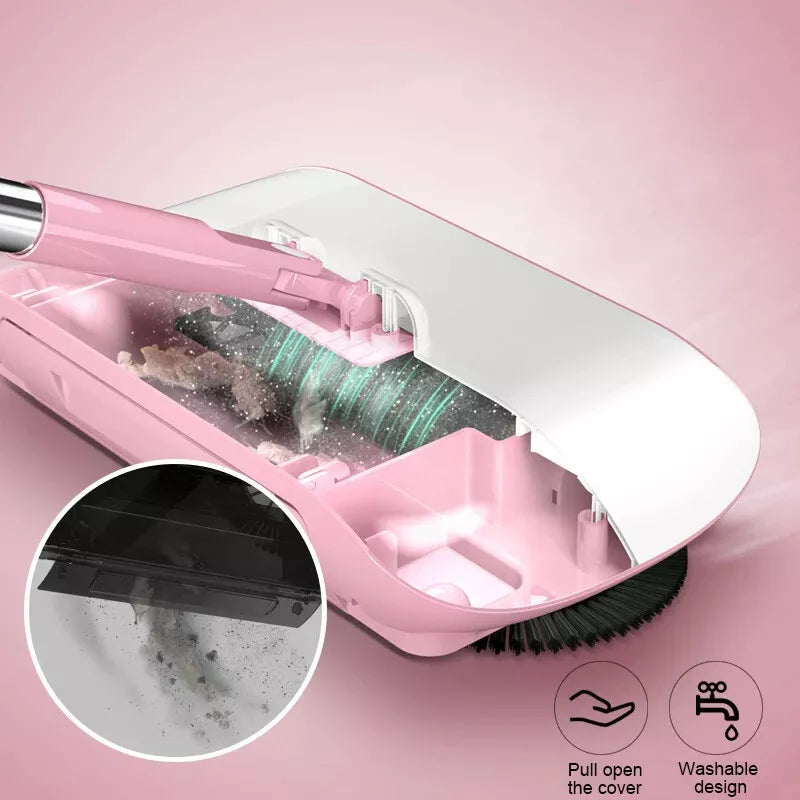 Combination of Broom & Mop Hand Push Type Scoop Household Broom and Dustpan Set