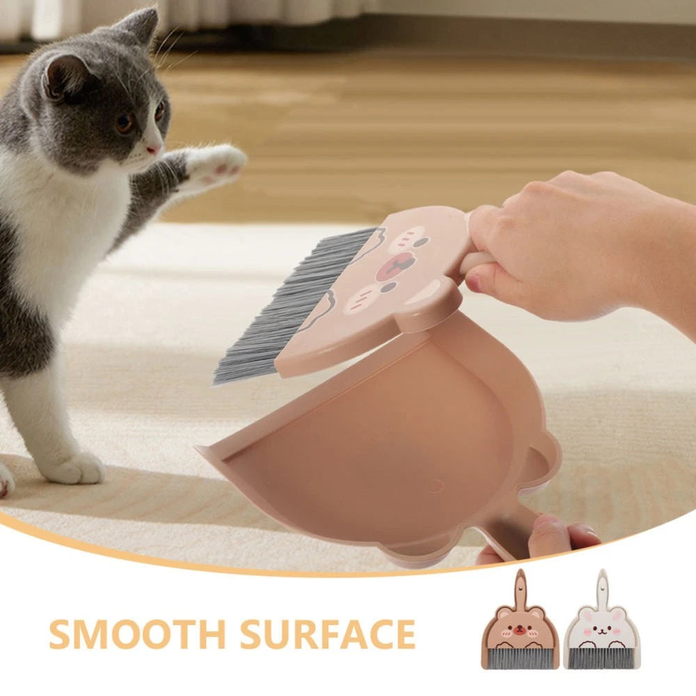 2 Set of Dustpan and Brush Set Small Broom and Dustpan Cleaning Set Portable