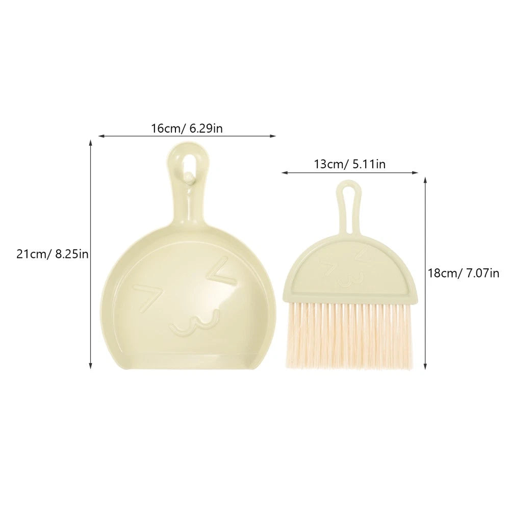 Cleaning Brush Set Dust Pan Brushes Child Handheld Dustpan Broom