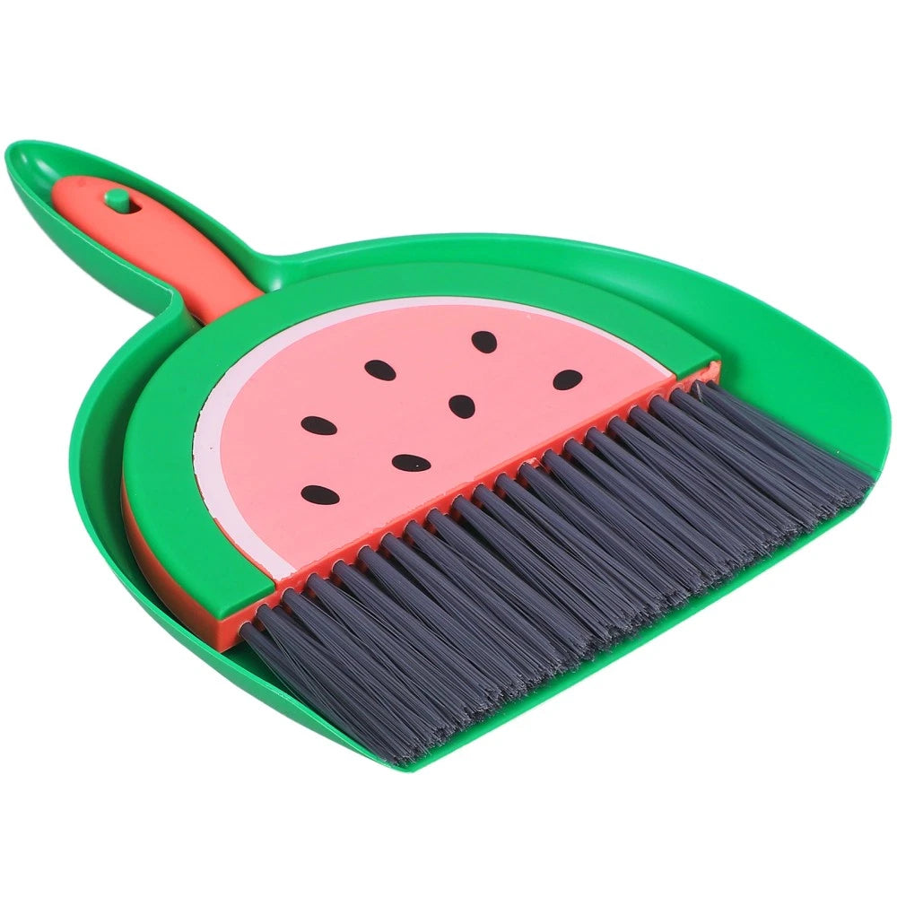 Mini Broom Set Desktop Dust Cleaner Dustpan and Brush Dad Child with Standing