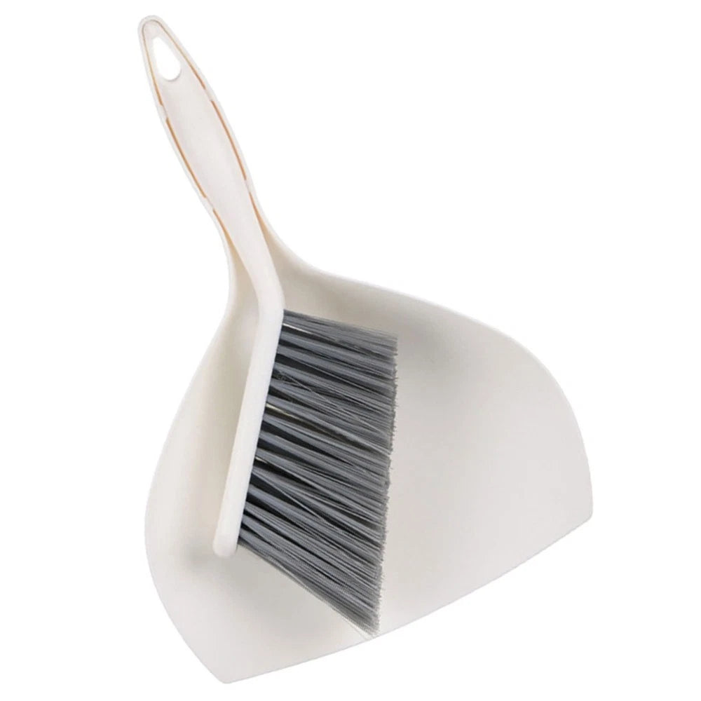 1 Set of Desktop Cleaning Supplies Mini Broom Dustpan Portable Cleaning Tool