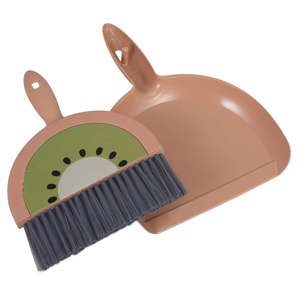 Mini Broom Set Dad Child Brooms for Sweeping Indoor Dustpan Long Handle