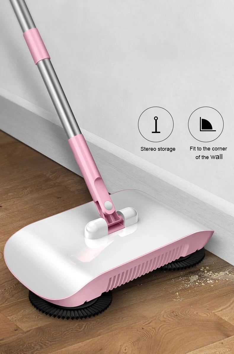 Combination of Broom & Mop Hand Push Type Scoop Household Broom and Dustpan Set