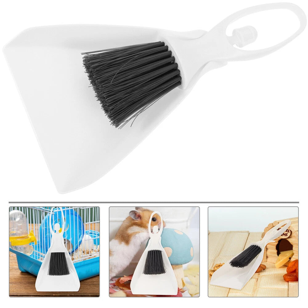 Hamster Small Broom Dustpan Set Mini Cleaning Brush with Dustpan