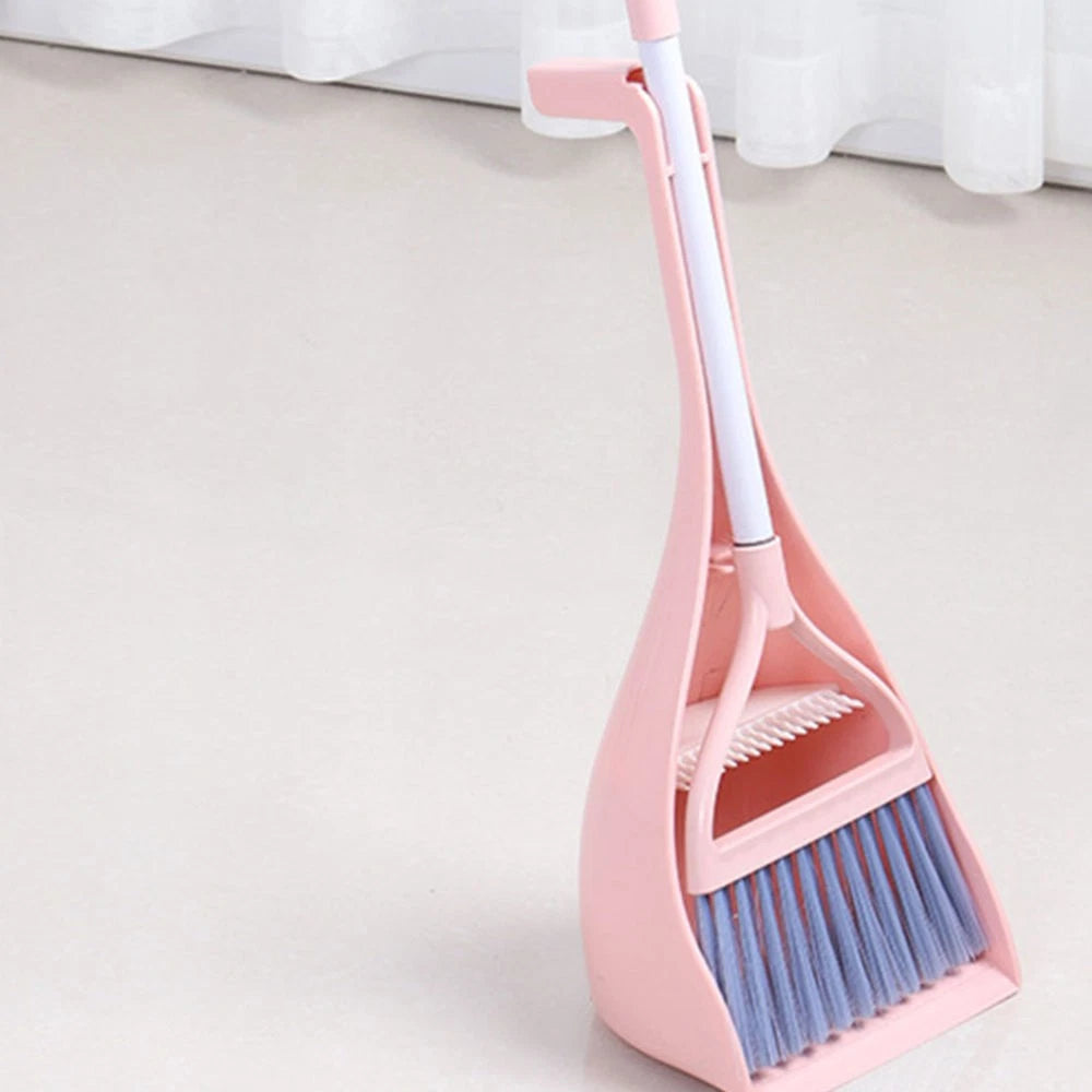 1 Set Child Dustpan Kit Kids Cleaning Broom Dustpan Combination Kids Mini
