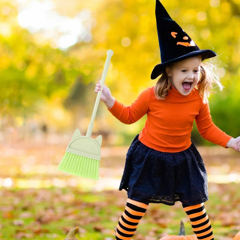 2 Pcs Children's Broom Set Toddler Kids Dustpan and Cleaning Toys