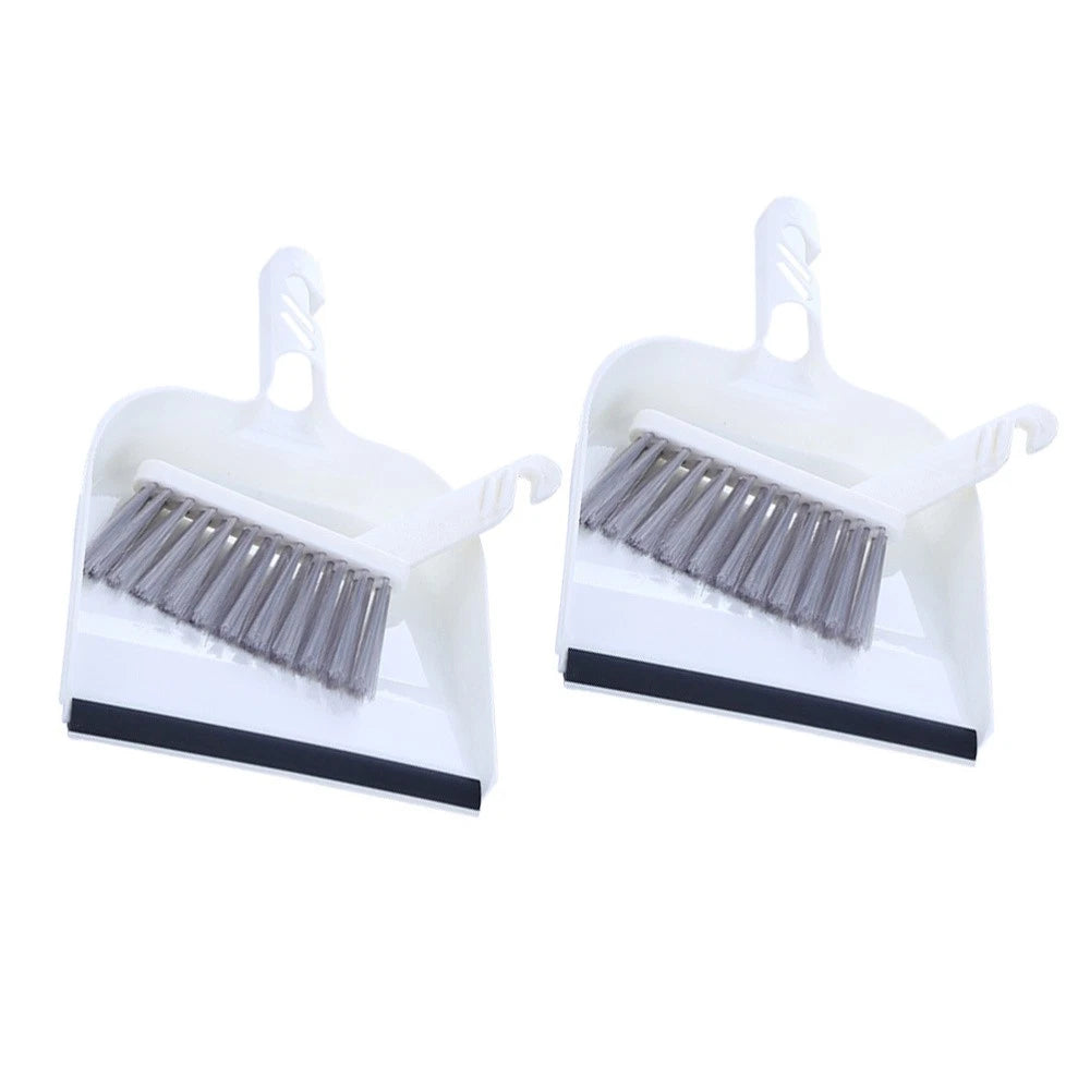 2 Sets Kitchen Cleaning Mini Dustpan and Brush Broom Child Tools