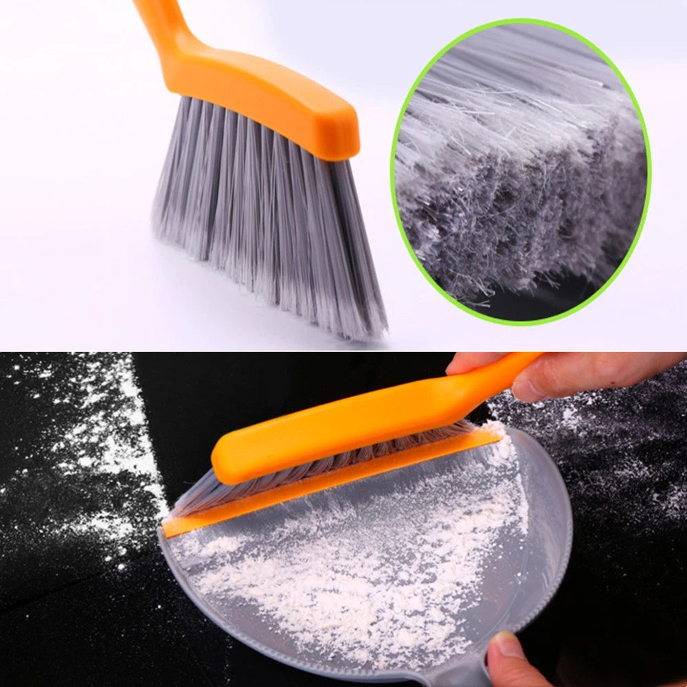 Mini Broom Set Desk Brush Dust Pan and Sets Handheld Dustpan Desktop