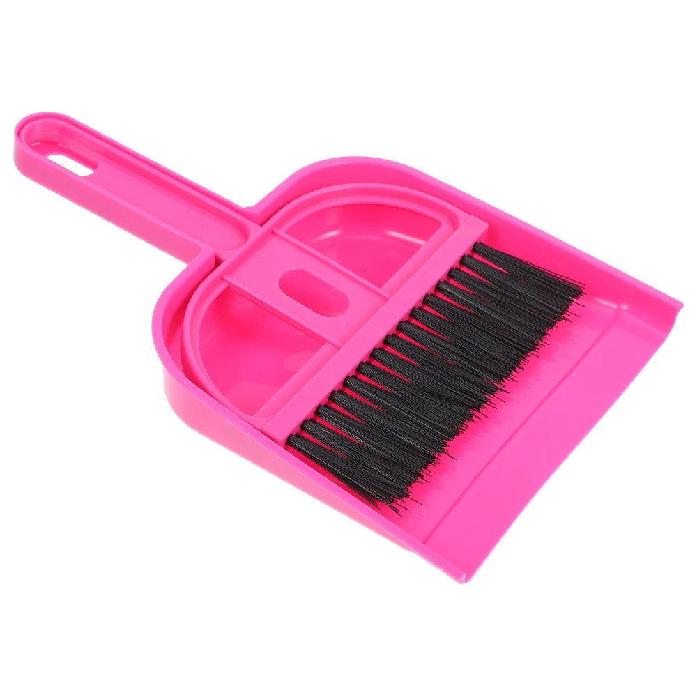 Desktop Broom Set Work Child Dust Pan and Brush Detail Car Detailing