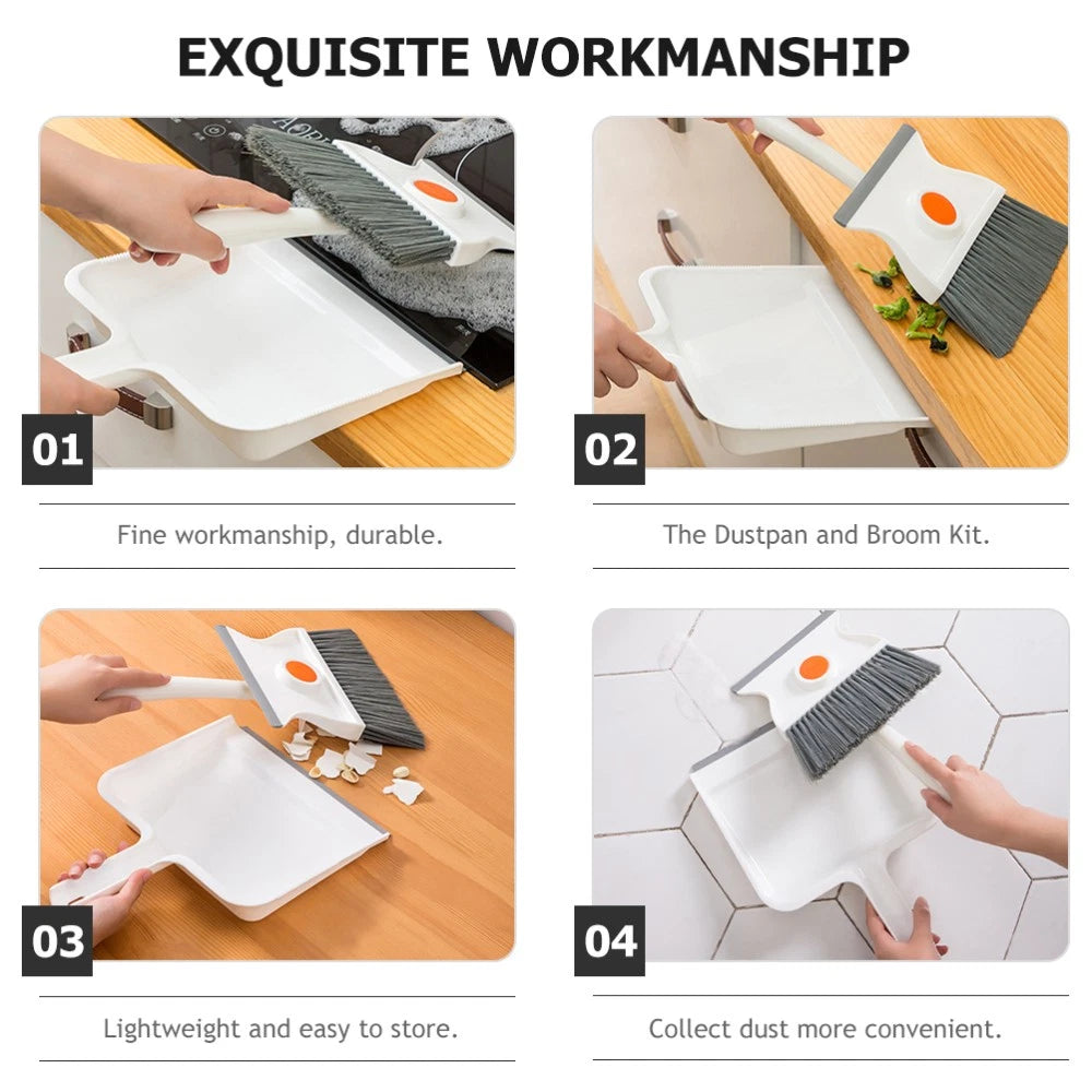 Broom Dustpan Set Mini Brush Toddler Child Household Cleaning Kit