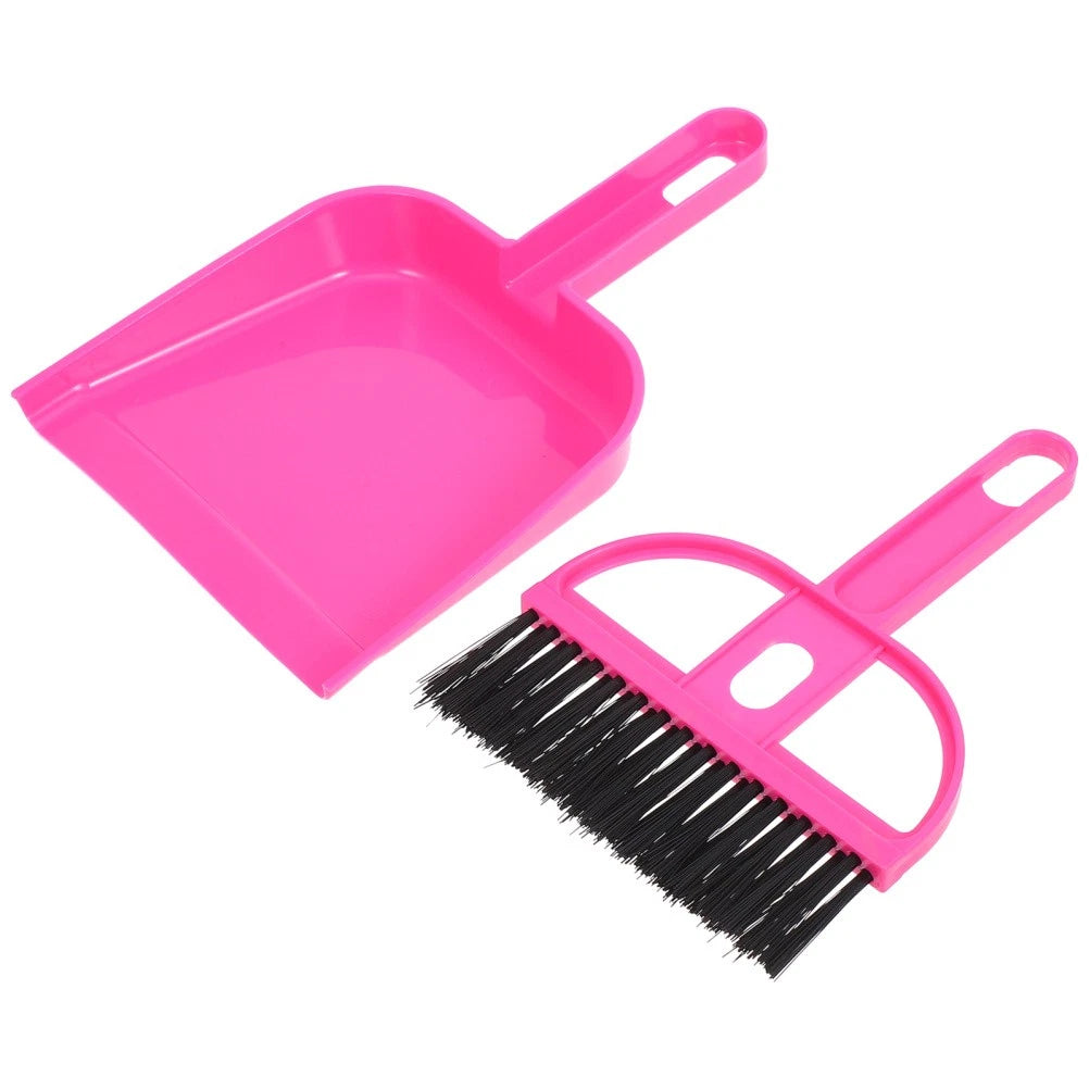 Desktop Broom Set Child Work Tabletop Dustpan Brush Cleaning for Toddlers