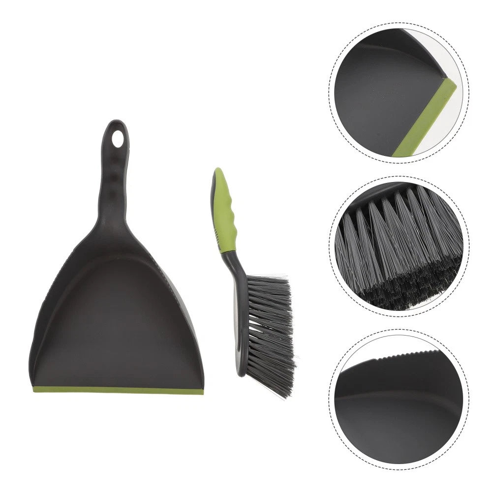 1 Set of Small Broom and Dustpan Practical Home Cleaner Household Cleaning Tool