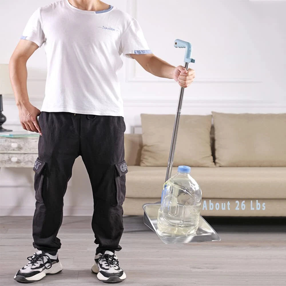 Broom and Dustpan Set for Home - Indoor Broom and Dust Pans with Long Handle ...