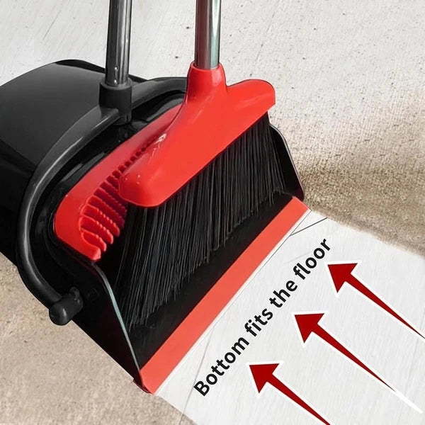 Adjustable 54 in Length Broom & Dustpan Combo Set Home Office Floor Cleaning New