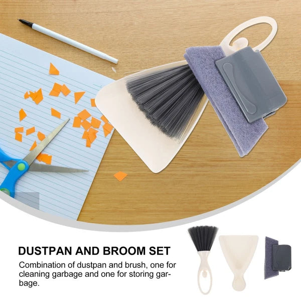Cleaning Broom Dustpan Set Brush Household Tools Small Mini Hand
