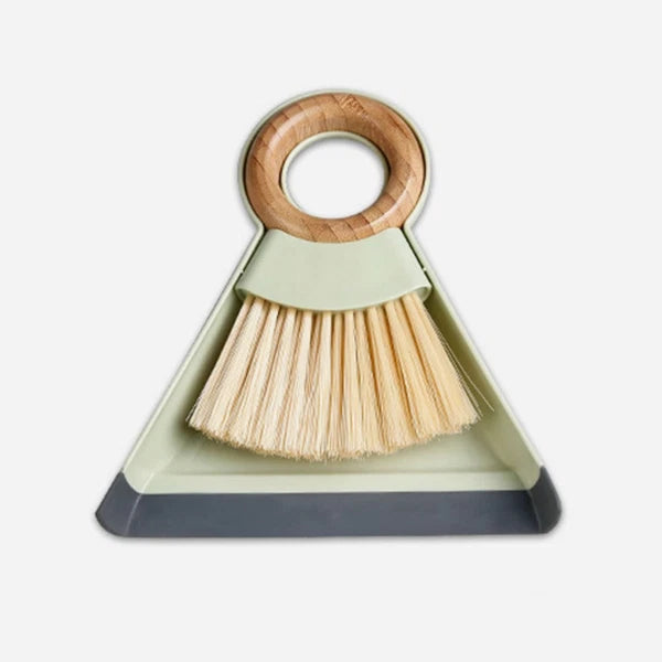 Mini Broom Dustpan Set Duster for Car Air Vent Computer Cleaning Brush