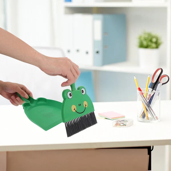 Desktop Cleaning Brush Set Portable Mini Broom Small and Dustpan