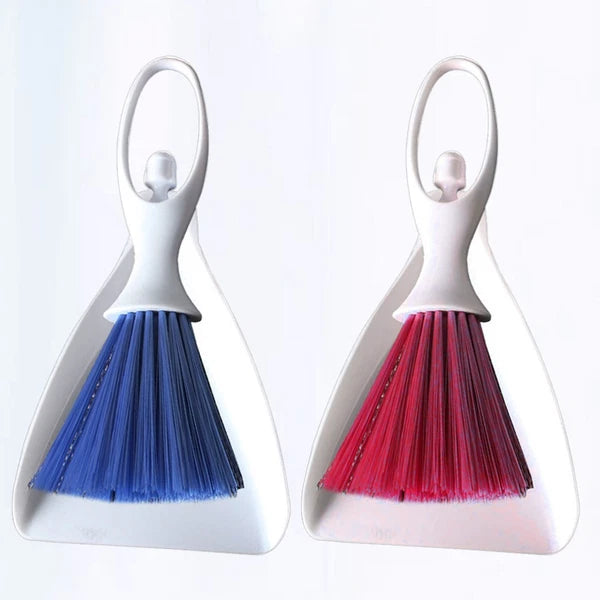 2 Sets Desktop Broom Table Dustpan Brush Counter Household Supplies