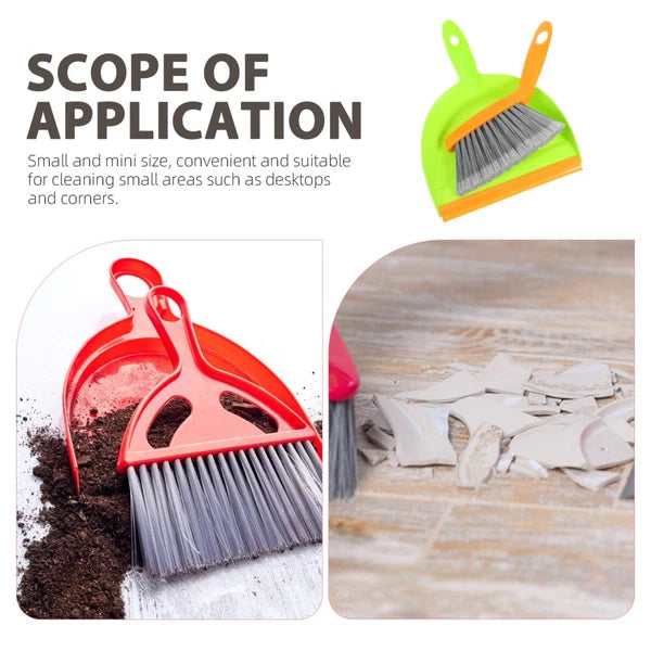 Desktop Cleaning Broom Set Child with Dust Pan Convenient Mini And Dustpan