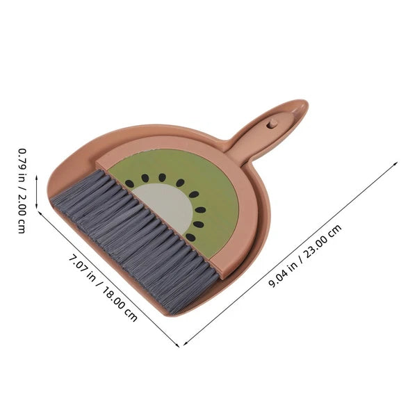 Mini Broom Set Dad Child Brooms for Sweeping Indoor Dustpan Long Handle