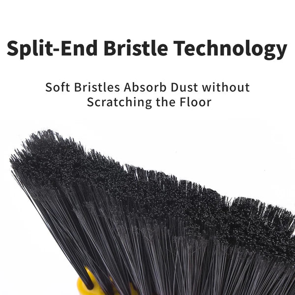 Tiumso Broom with Dustpan Combo Set, Brooms and Dustpans Sets with 51'' Long ...