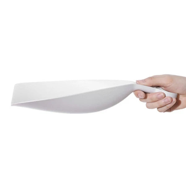 1 Set Desktop Cleaning Broom Mini Dustpan Household Pet Cleaning Supply (White)