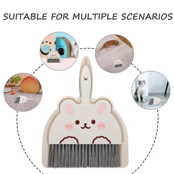 Mini Broom Set Child Travel Crevice Cleaning Brushes for Household