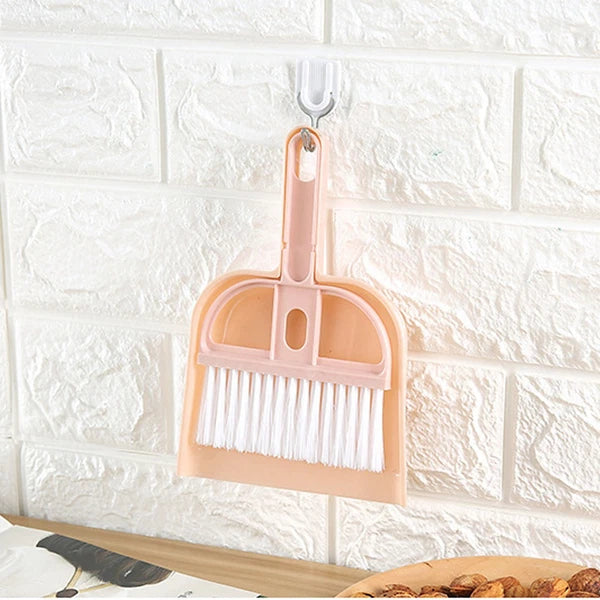 6 Sets Cleaning Artifact Set Mini Broom And Dustpan Smaller With-