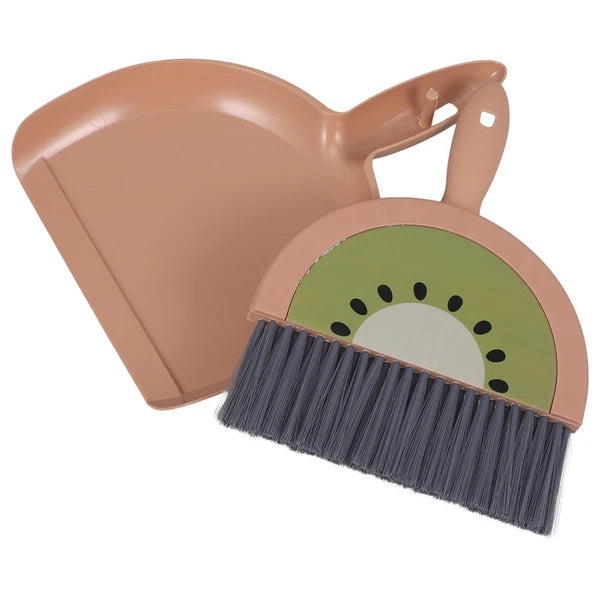 Mini Broom Set Dad Child Brooms for Sweeping Indoor Dustpan Long Handle