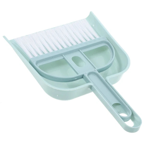 Mini Broom Dustpan Set Desktop and Brush Dusters for Cleaning Wood Handle