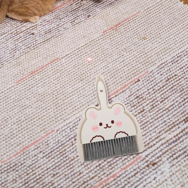 2 Set of Dustpan and Brush Set Small Broom and Dustpan Cleaning Set Portable