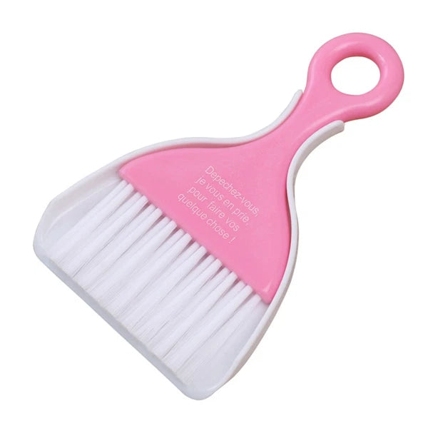 2 Sets Dust Removal Broom Child Small Table Top Dustpan Mini Desk