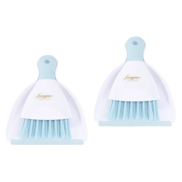 2 Pack Convenient Small Dustpan Set Cleaning Broom Household Supplies