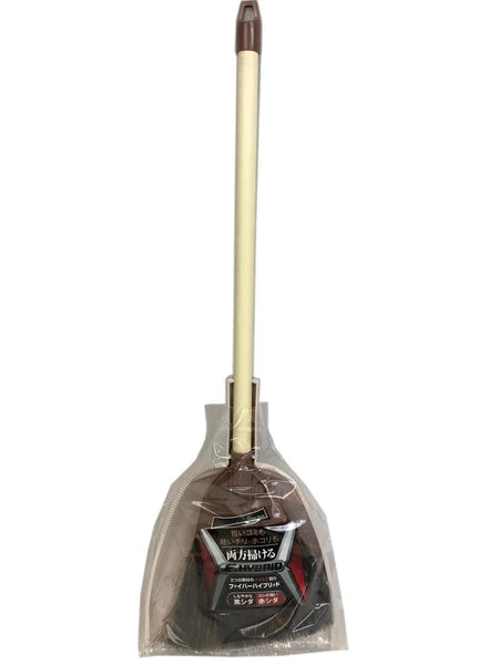 Japan Cleantec Best Parts Broom Hybrid Type Dustpan Set Width 20cm Total Length