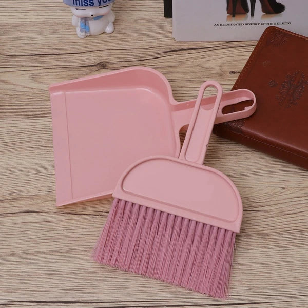 Mini Broom Dustpan Set Small Brush Desktop and Cleaning Utensils Tools
