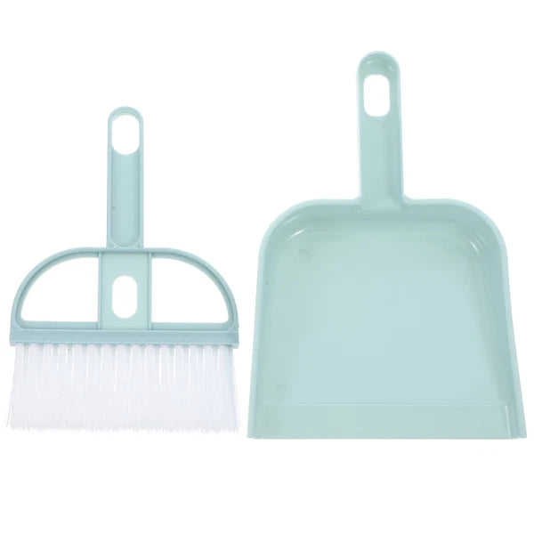 Mini Broom Dustpan Set Desktop and Cleaning Tools for Housekeeping