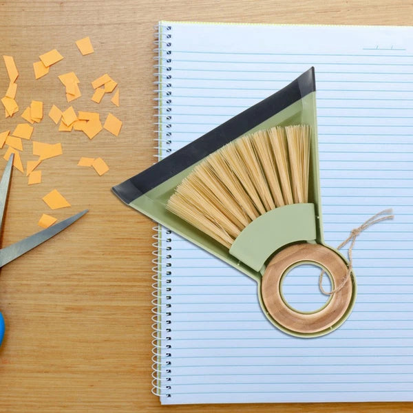 1 Set Small Broom And Dustpan Set Handheld Cleaning Tool Mini Dustpan And Brush