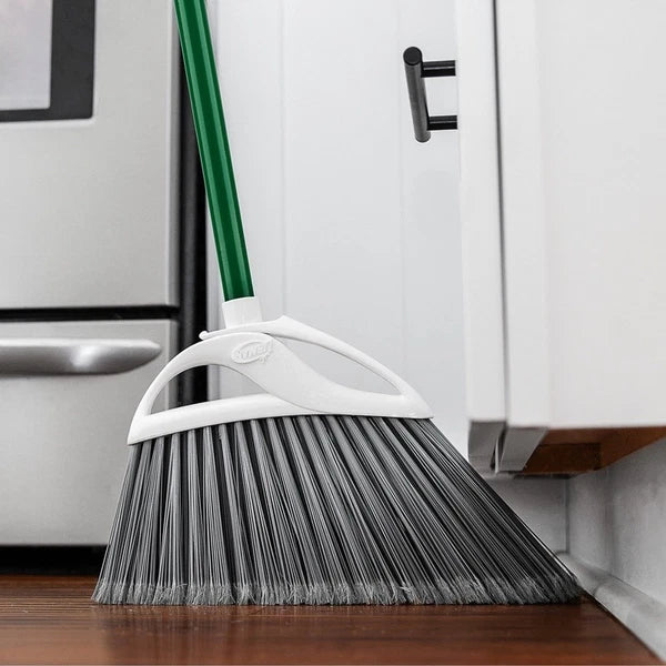 Angle Broom Dustpan Set Indoor Outdoor Cleaning Tools 2 Brooms 2 Dustpans New