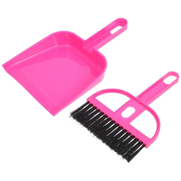 Desktop Broom Set Child Work Tabletop Dustpan Brush Cleaning for Toddlers