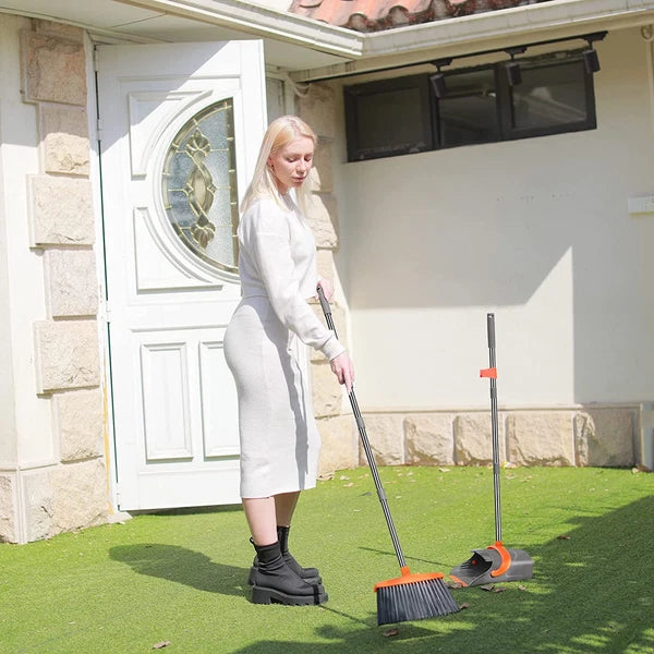 Broom and Dustpan Set for Home, Broom and Dustpan Combo for Office