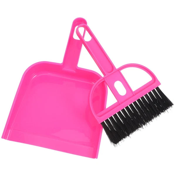 Desktop Broom Set Child Work Tabletop Dustpan Brush Cleaning for Toddlers