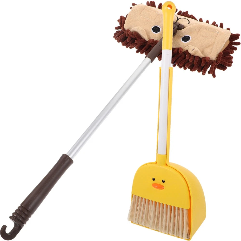Small Broom Mop Set Baby Child Brush and Dustpan Household Cleaning Supplies