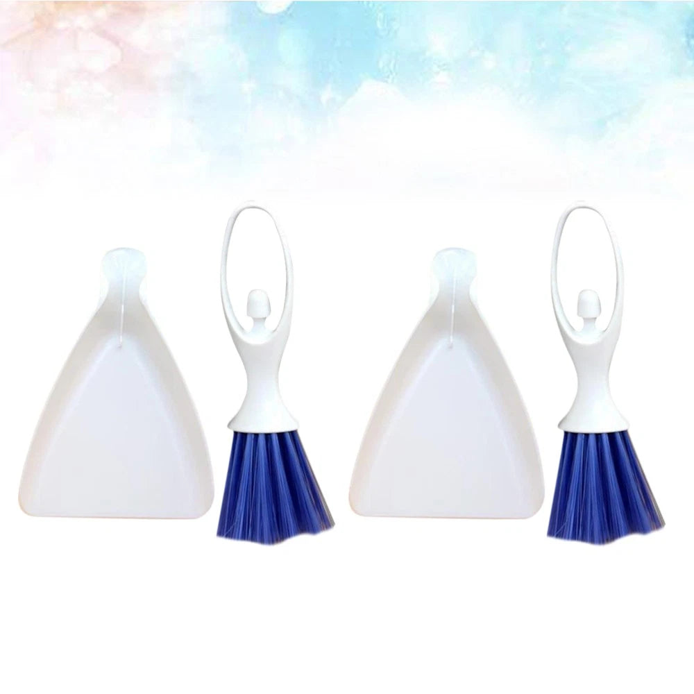 2 Sets Mini Dustpan Broom Cleaner Hamster Cage Animal Waste Cleaning